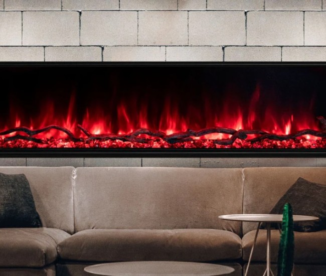 Modern Flames 80-inch Landscape Pro Slim Electric Fireplace