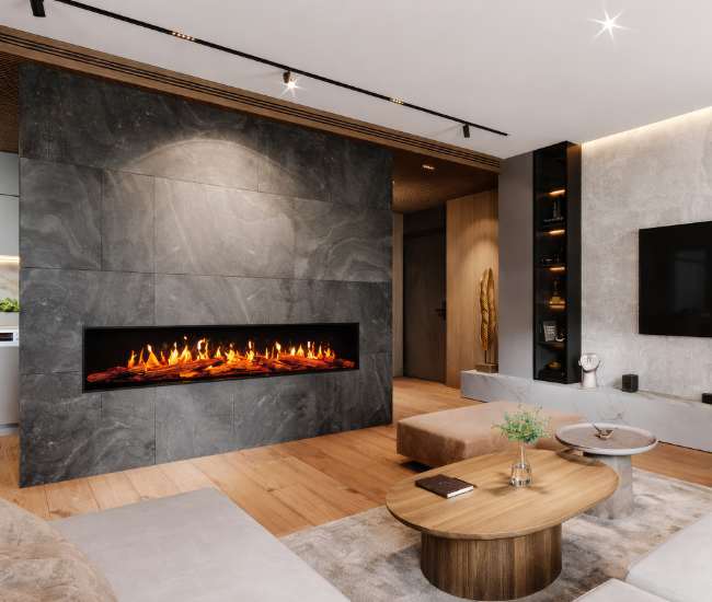 Modern Flames 100-Inch Orion Multi-Sided Electric Fireplace V2
