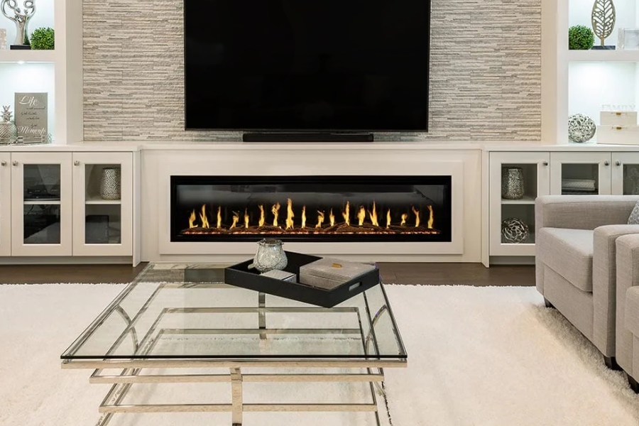 Modern Flames 76-inch Orion Slim Virtual Electric Fireplace V2