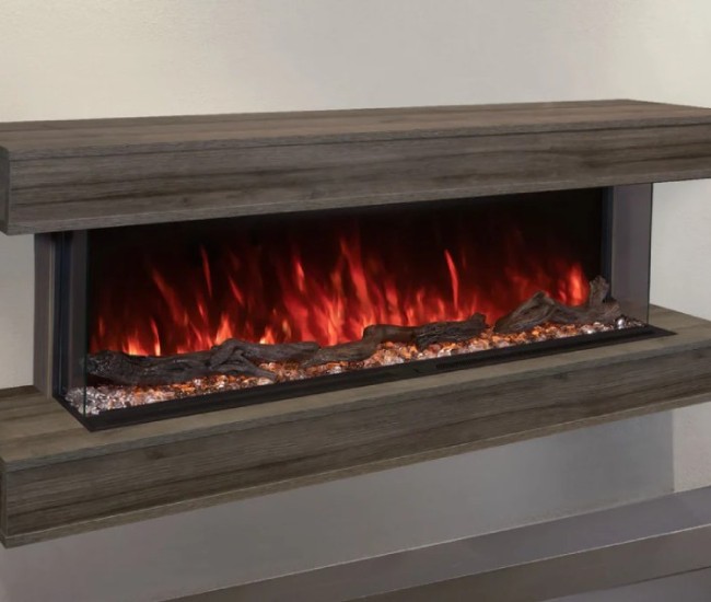 Modern Flames Wall Mount Cabinet for 68-inch Landscape Pro Multi Electric Fireplace