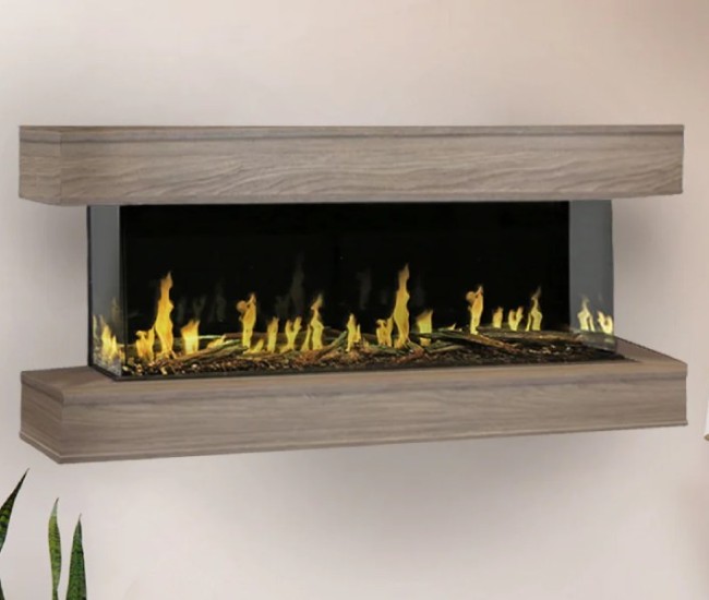 Modern Flames 52-inch Orion Multi Electric Fireplace with Wall Mount Cabinet