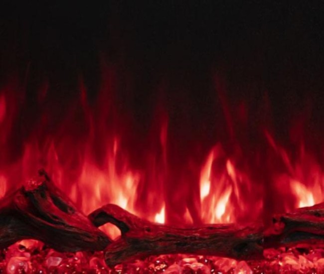 Modern Flames 68-inch Landscape Pro Multi Electric Fireplace with Wall Mount Cabinet