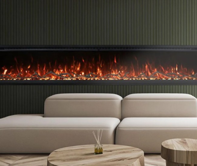 Modern Flames 100-inch Spectrum Slimline Linear Electric Fireplace