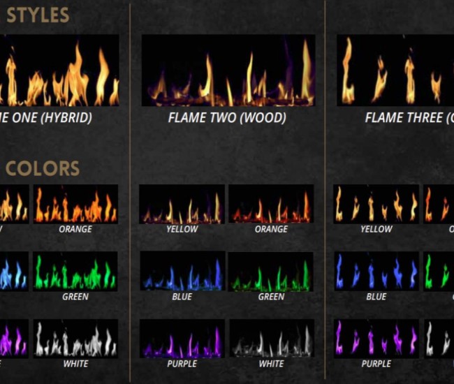 Modern Flames 100-inch Orion Multi Virtual Electric Fireplace