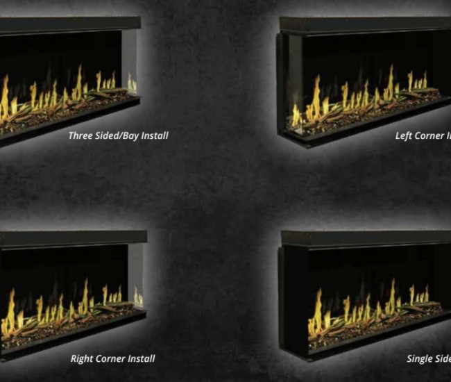 Modern Flames 100-inch Orion Multi Virtual Electric Fireplace